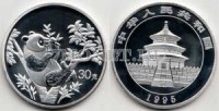 Китай монетовидный жетон 1995 год панда PROOF