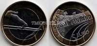 монета Финляндия 5 евро 2016 год Прыжки с трамплина