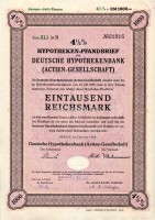 Германия Облигация Ипотека 4,5% 100 Gm 1940