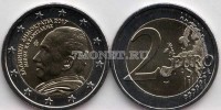 монета Греция 2 евро 2017 год Никос Казандзакис