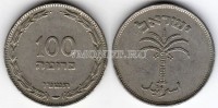 монета Израиль 100 прут 1949-1955 год