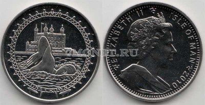 монета Остров Мэн 1 крона 2010 год XXX летние Олимпийские Игры, Лондон 2012 -...