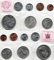 Новая Зеландия набор из 7-ми монет 1969 год