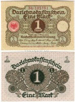 бона 1 марка Германия (Веймарская республика) 1920 год