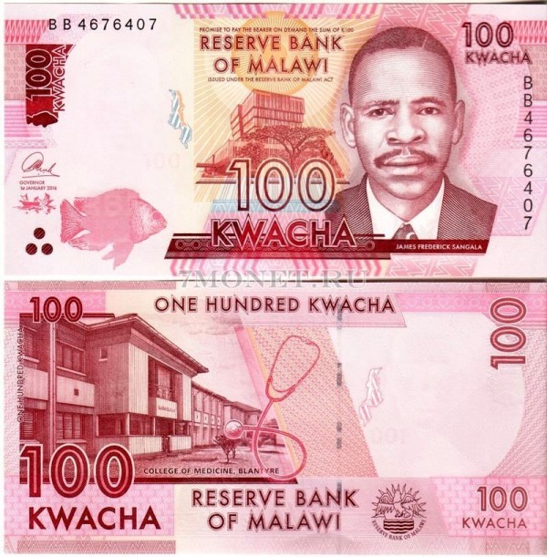 бона Малави 100 квача 2016 год