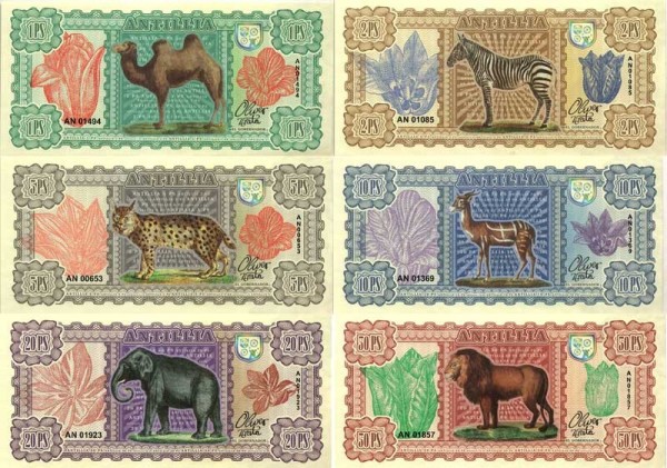 Антилия набор из 6 бон 2017 год