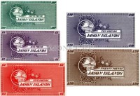Острова Джейсона набор из 5-ти банкнот 1979 год