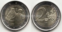 монета Италия 2 евро 2015 год 750 лет со дня рождения Данте Алигьери