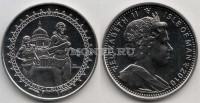 монета Остров Мэн 1 крона 2010 год XXX летние Олимпийские Игры, Лондон 2012 - Бег