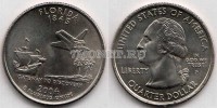 США 25 центов 2004 год Флорида