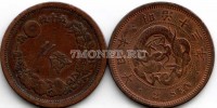 монета Япония 2 сен 1877-1884 год Император Муцухито эпоха «Мейдзи»
