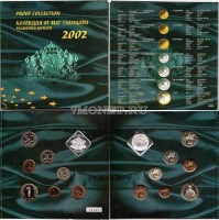 Болгария набор из 7-ми монет и жетона 2002 год PROOF