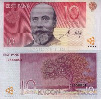 бона Эстония 10 крон 2006 - 2007 год