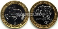 монета Чад 4500 франков КФА (3 африка) 2005 год