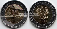монета Польша 5 злотых 2015 год Быдгощский канал
