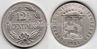 монета Венесуэла 12 1/2 сентимо 1945 год