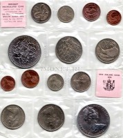 Новая Зеландия набор из 7-ми монет 1974 год