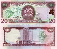 бона Тринидад и Тобаго 20 долларов 2006 год