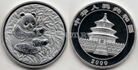 Китай монетовидный жетон 2000 год панда PROOF