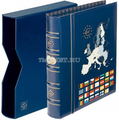 Папка-переплёт Vista для монет евро в шубере