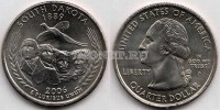 США 25 центов 2006 год Южная Дакота