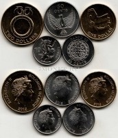 Соломоновы острова набор из 5-ти монет 2012 год