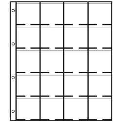 лист для 20 монет в холдерах, Россия