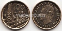 монета Испания 100 песет 1995 год FAO