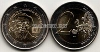 монета Франция 2 евро 2012 год100 лет со дня рождения аббата Пьера