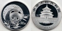 Китай монетовидный жетон 2003 год панда PROOF