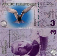 бона Арктика 3 доллара 2011 год Полярная крачка