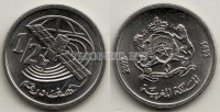 монета Марокко 1/2 дирхама 2002 год