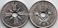 монета Новая Гвинея 1 шиллинг 1935 год