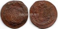 монета 5 копеек 1771 год ЕМ Екатерина II
