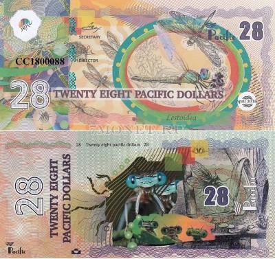 бона Тихий океан 28 долларов 2018 год Стрекоза