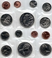 Новая Зеландия набор из 7-ми монет 1984 год
