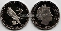 монета Остров Гоф 1 крона 2009 год птица