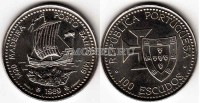 монета Португалия  100 эскудо 1989 год Великие географические открытия Мадейра