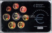 ЕВРО набор из 8-ми монет Бельгия в пластиковой упаковке, цветной