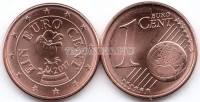 монета Австрия 1 евроцент 2017 год