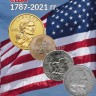 Полный справочный каталог  Монеты США 1787-2021 год