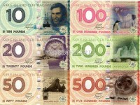 Остров Сайпл набор из 6-ти банкнот 2017 год Антарктика