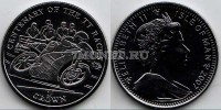 монета Остров Мэн 1 крона 2007 год 100-летие гонок «ТТ»