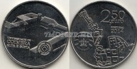монета Португалия 2,5 евро 2014 год Коимбрский университет
