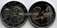 монета Люксембург 2 евро 2015 год "125 лет династии Нассау-Вейльбург"