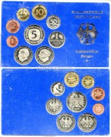 Германия годовой набор из 10-ти монет 1975F год PROOF