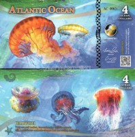бона Атлантический океан 4 доллара 2017 год Медуза