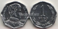 монета Чили 1 песо 2008 год