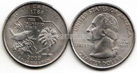 США 25 центов 2000 год Южная Каролина
