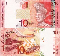бона 10 ринггит Малайзия 2004 год